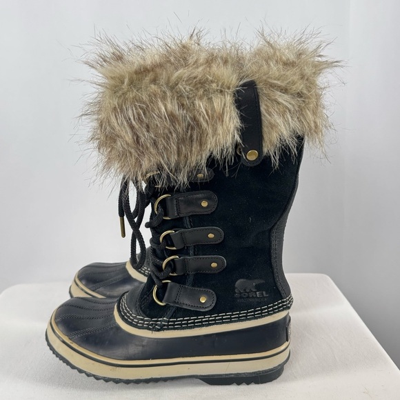 Sorel Joan of Arctic Waterproof Boot in Black Size 6.5 - Picture 3 of 9